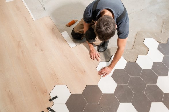 Flooring installation services in Edison